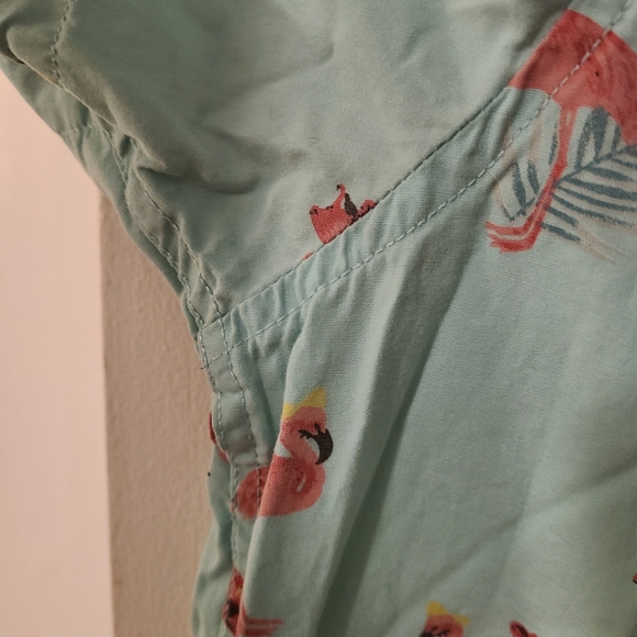 DENIM & FLOWER RICKY SINGH SLIM Flamingo button up - Picture 3 of 7